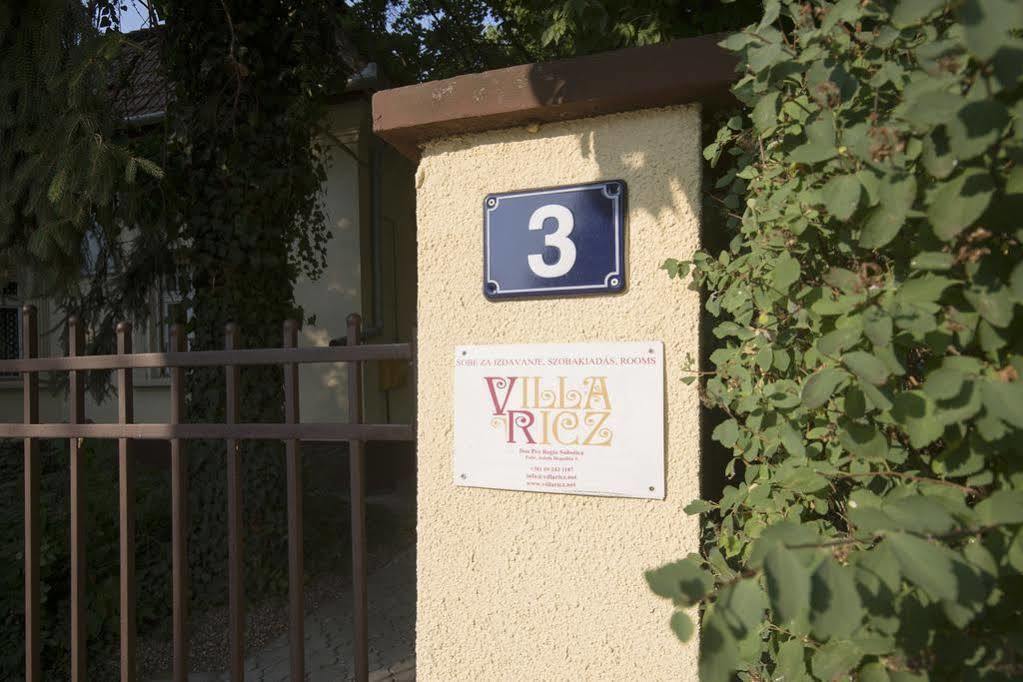 Villa Ricz Palić Exteriör bild